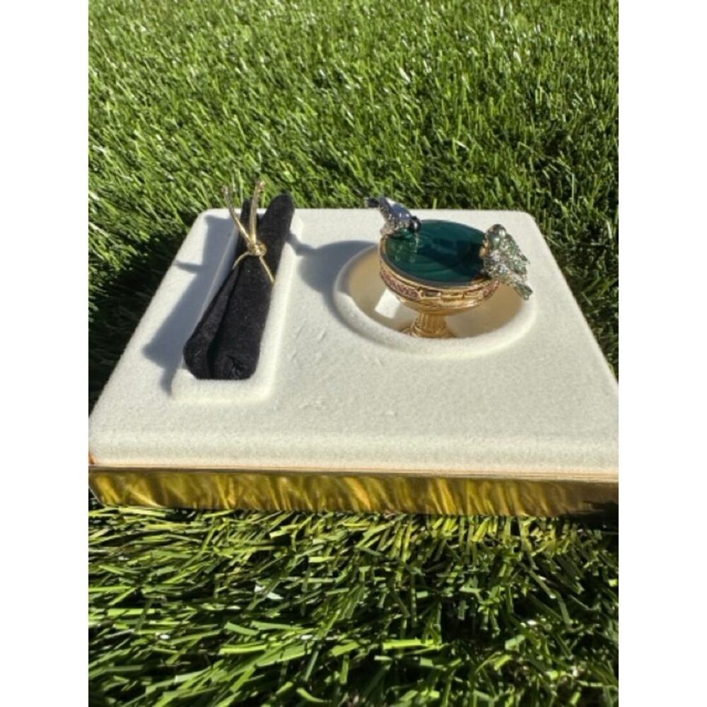 ⭐️Estee Lauder Solid Perfume Compact Bird Bath Birdbath⭐️ - Picture 11 of 12